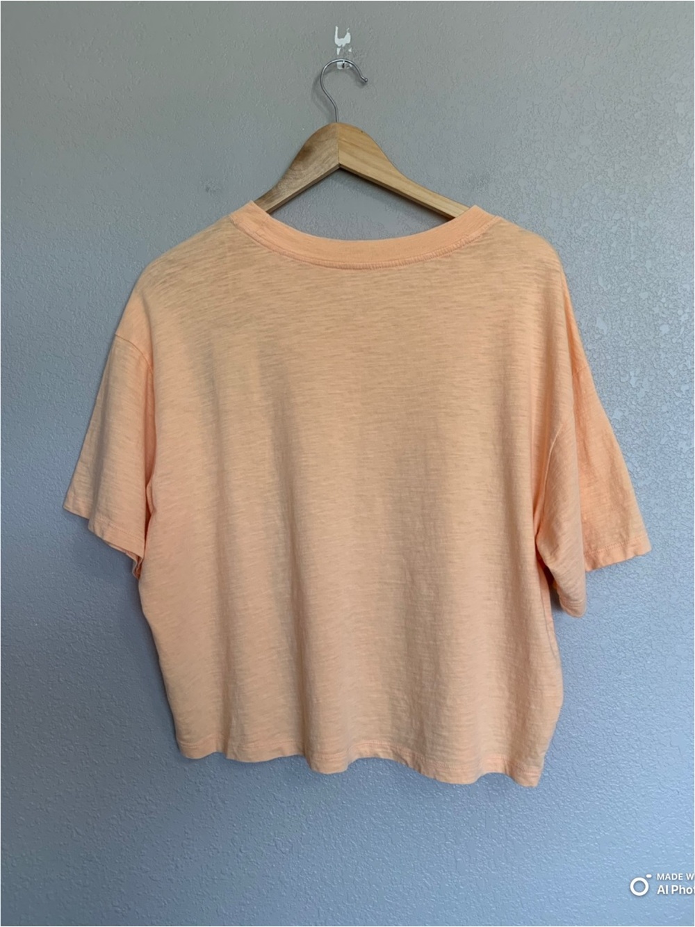 Universal Thread Mellow Orange Boxy Short Sleeve T-Shirt NWT 100% Cotton - Picture 5 of 12